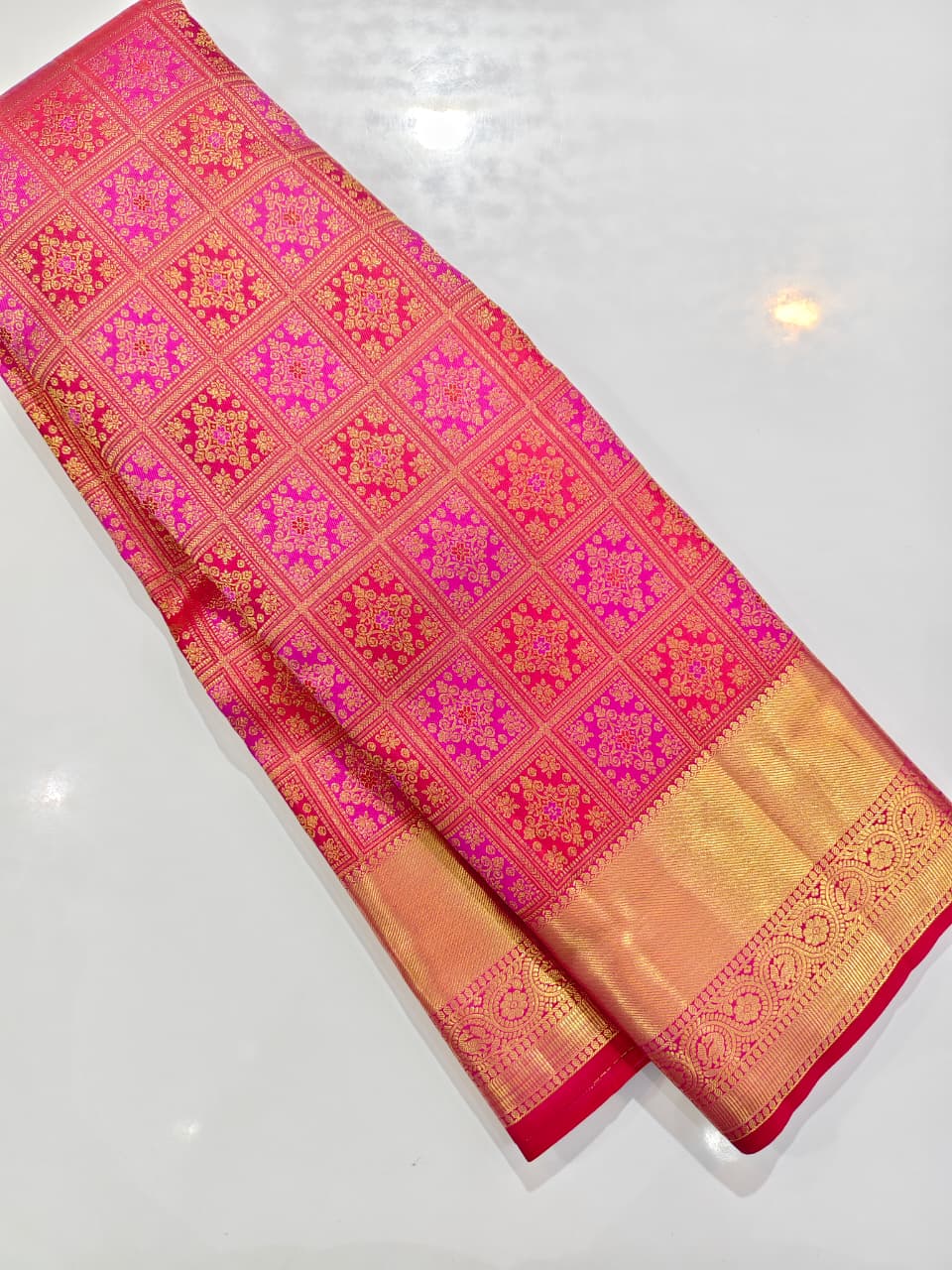 Rich Zari Work Kanchipuram Saree